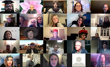 Community on Zoom videocall